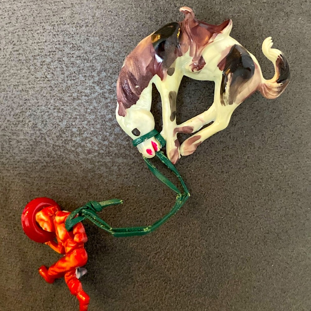 OLD CELOID BUCKING BRONCHO PIN
